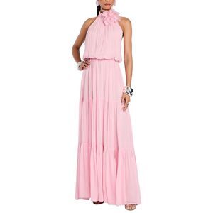 Retrofête Womens  Stephanie Maxi Dress, Pink